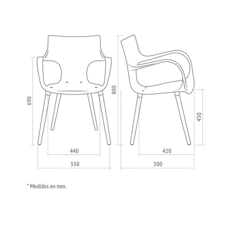 Silla Jim Wood